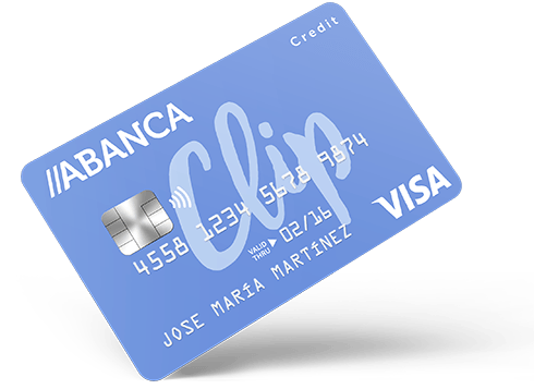 Con la Tarjeta de Crédito Visa Clip, elige la cantidad de dinero que deseas pagar mensualmente por tus compras.